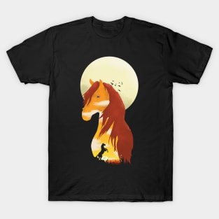 Horse landscape T-Shirt